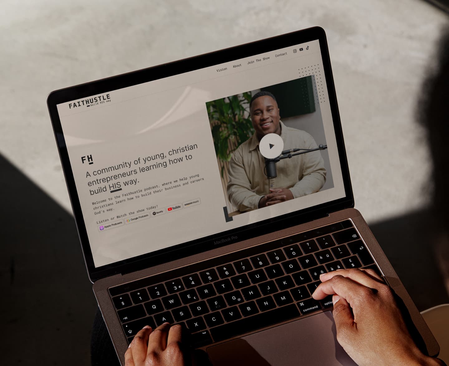 Faithustle Website — Mukwenda Kandole