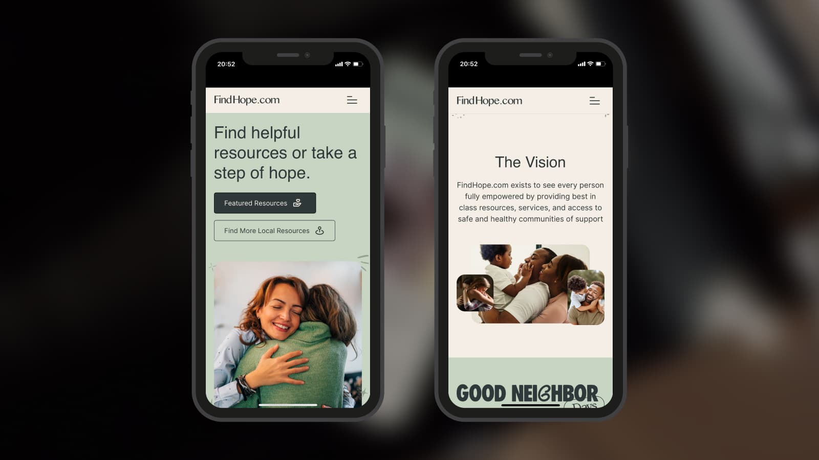 Find Hope Website
