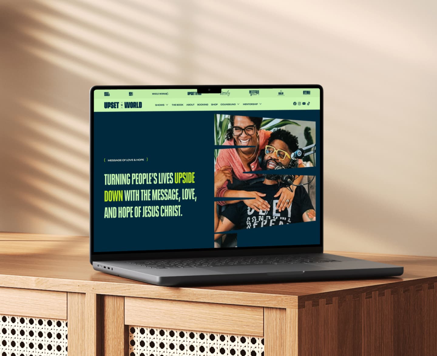 Upset The World Website
